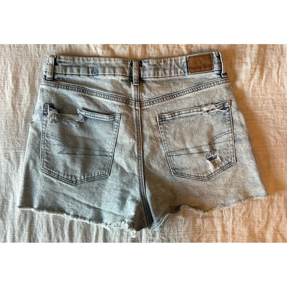 American Eagle Curvy Mom Denim Shorts 8